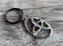 Toyota Sombrero Hat Logo 3D Molded Metal Key Chain