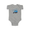 Toyota FJ40 Land Cruiser Baby Bodysuit - Reefmonkey Artist Ren Hart