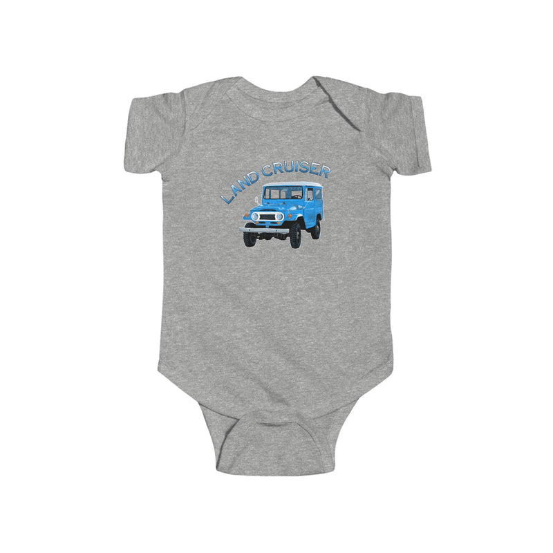 Toyota FJ40 Land Cruiser Baby Bodysuit - Reefmonkey Artist Ren Hart