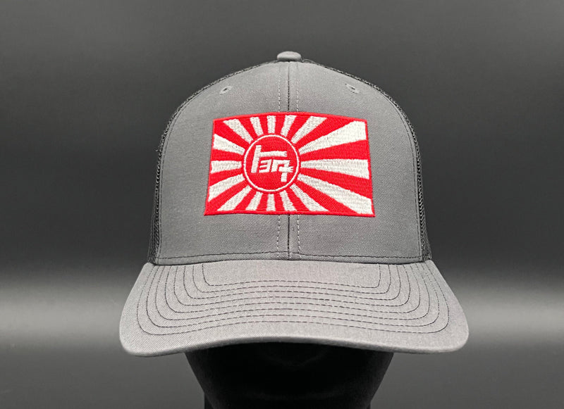 TEQ Rising Sun Toyota Embroidered Structured Trucker Hat - Reefmonkey