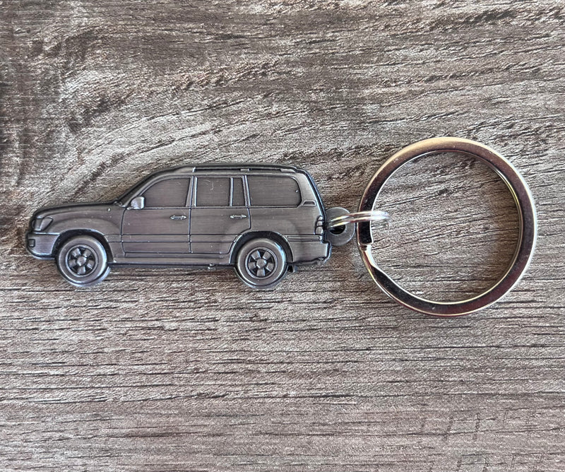 100 Series Land Cruiser Lexus 470 3D Metal Keychain - Reefmonkey