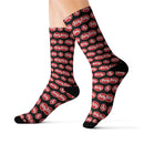 TEQ Toyota Red Logo Mens Dress Polyester Socks - Reefmonkey