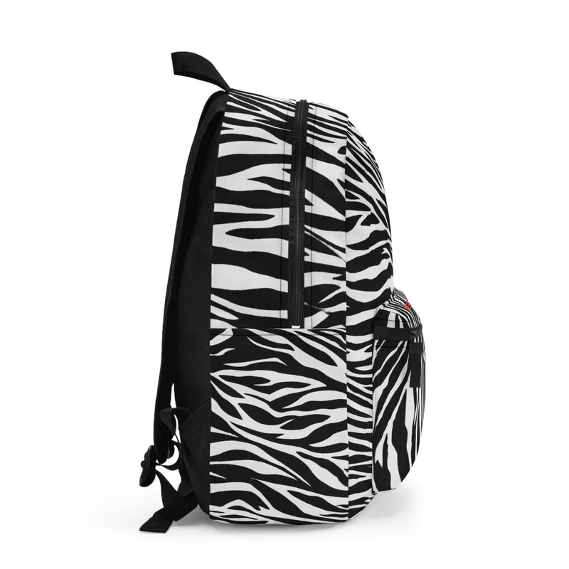 Zebra Animal Print Kids Backpack Book Bag - Reefmonkey