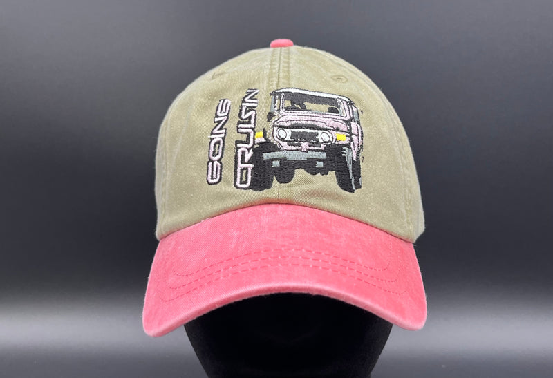 Toyota TRD Land Cruiser 4 Runner Unstructured Pigment Dyed Womens Baseball Hat