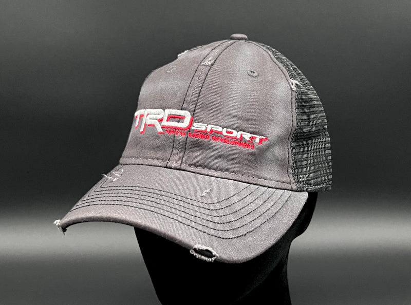 TRD Sport Embroidered Unstructured Mesh Back Trucker Hat - Reefmonkey