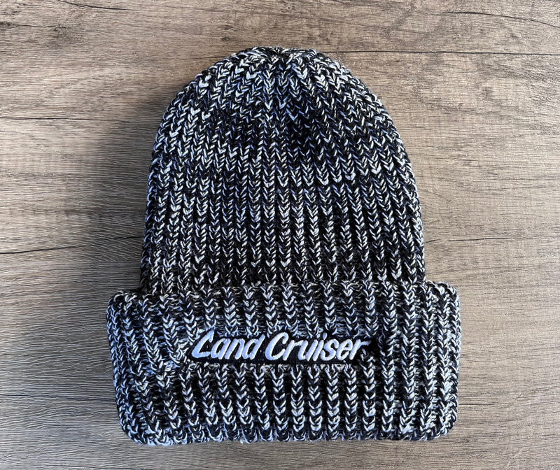 Land Cruiser Chunky Knitted Embroidered Knit Beanie Toboggan Winter Hat