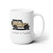 Beige FJ40 Land Cruiser Ceramic Mug Coffee Cup 15oz - Reefmonkey Artist Jesse Clark