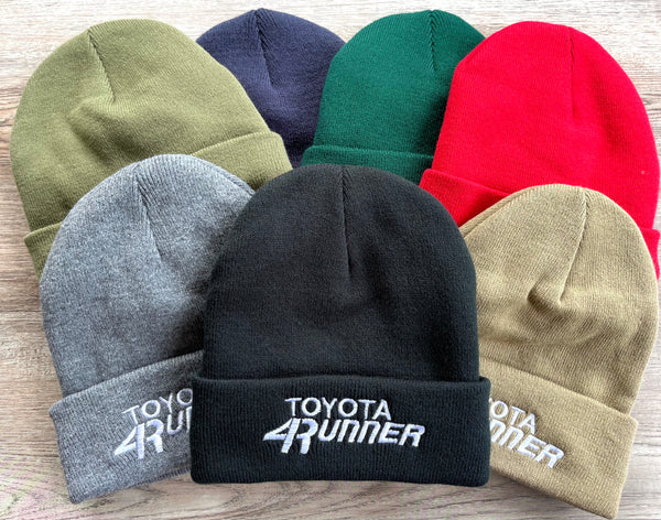 4 Runner Toyota Knitted Embroidered Knit Beanie Toboggan Winter Hat