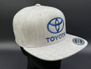 Toyota Flat Brim Structured Snap Back Baseball Hat Cap - Reefmonkey