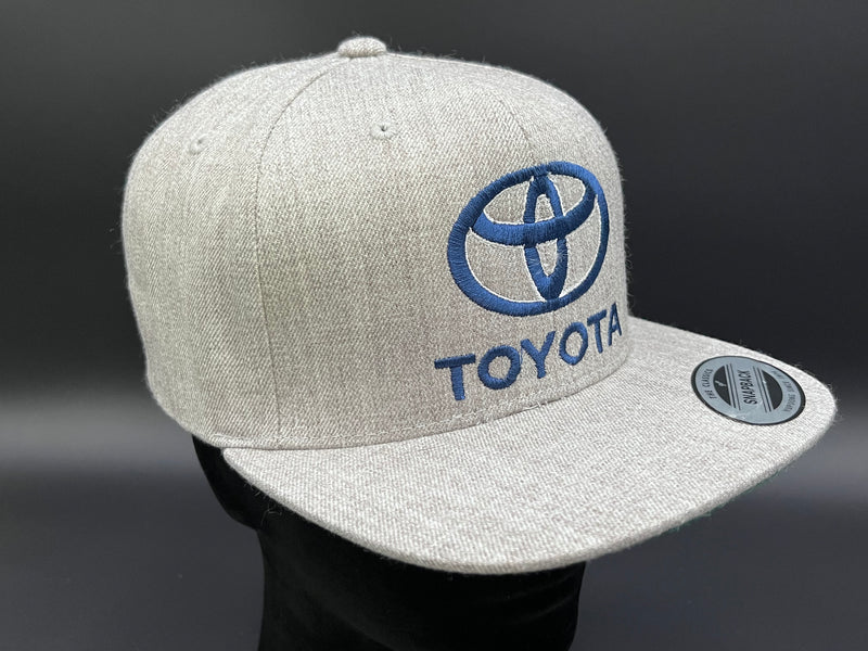 Toyota Flat Brim Structured Snap Back Baseball Hat Cap - Reefmonkey