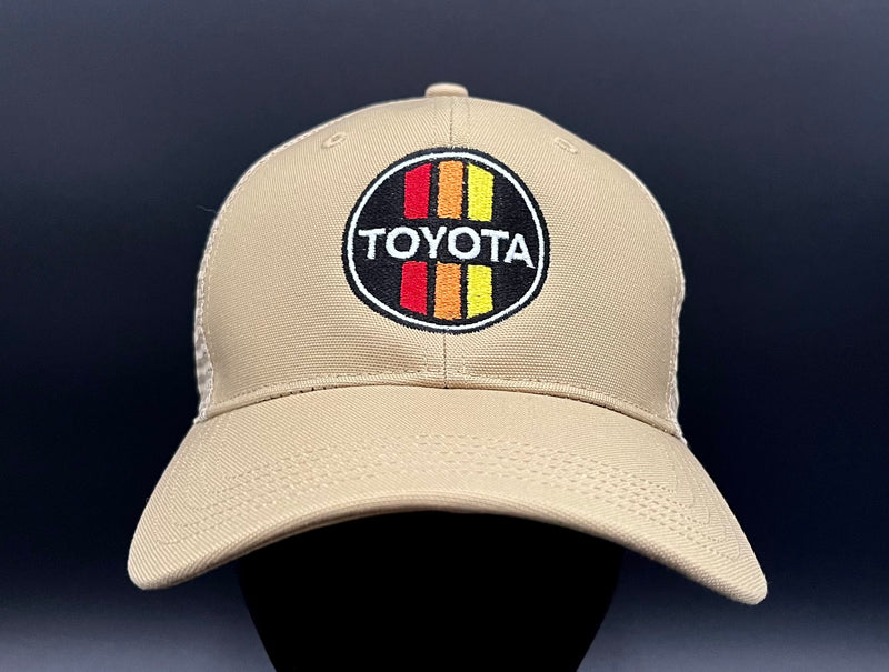 3 Stripe Toyota Carhartt Trucker Hat Snap Mesh Back Baseball Cap - Reefmonkey