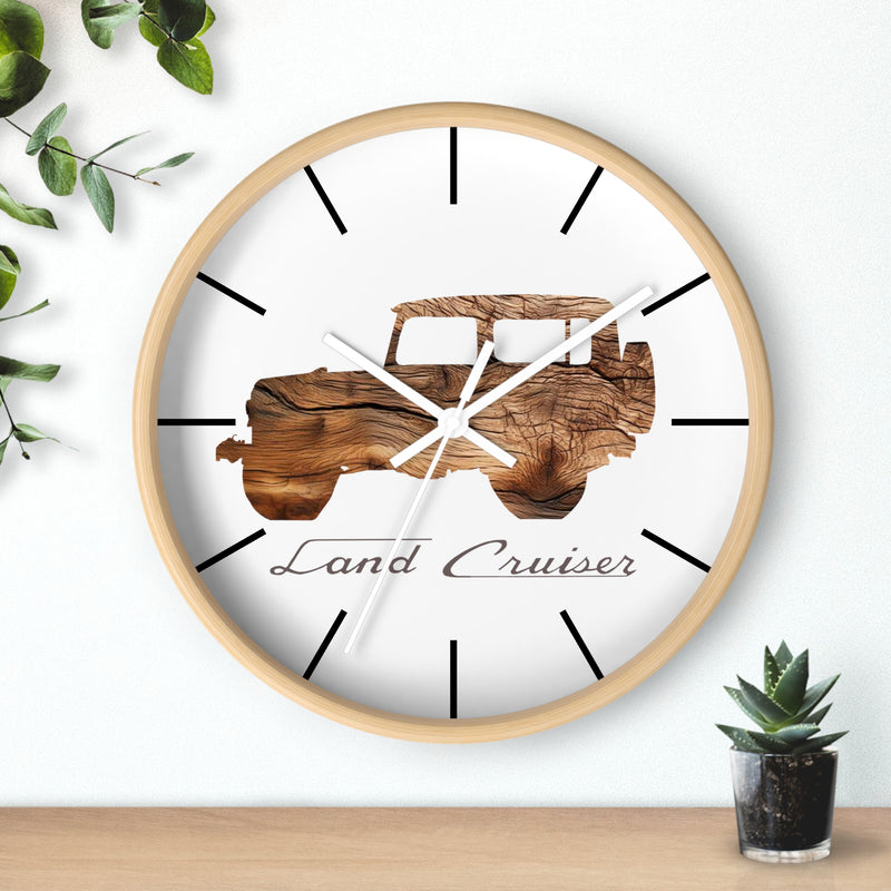 Land Cruiser FJ40 Wood Grain Wall Clock - Reefmonkey