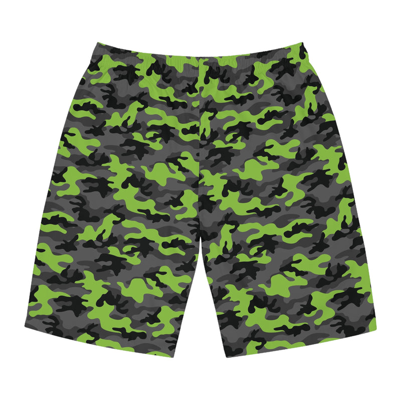 Reefmonkey Surf Green Camo Men's Board Shorts