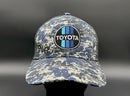 Toyota 3 Stripe TEQ Digital Camo Embroidered Structured Trucker Hat - Reefmonkey