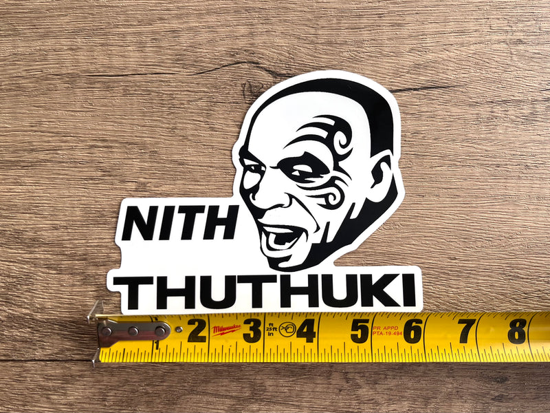 Nith Thuthuki Suzuki Mike Tyson Waterproof Vinyl Decal Bumper Sticker