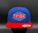 Toyoda Toyota Flat Brim Structured Snap Back Baseball Hat Cap - Reefmonkey