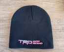 TRD Off Road Knitted Embroidered Skull Cap Knit Beanie Toboggan Winter Hat - Reefmonkey