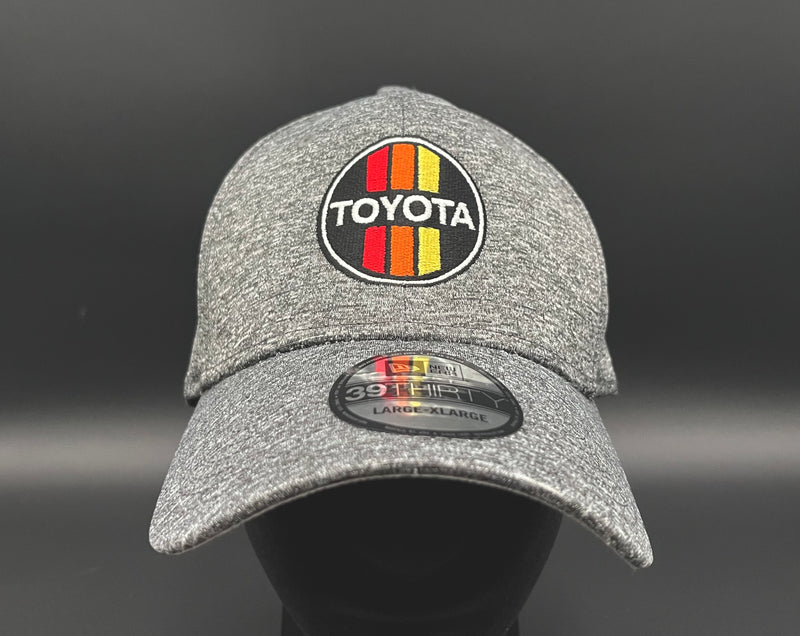 Toyota 3 Stripe New Era Fitted 39Thirty Stretch Mesh Baseball Cap Hat - Reefmonkey