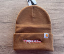 TRD Off Road Toyota Carhartt Embroidered Beanie Toboggan Winter Hat - Reefmonkey