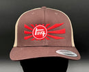 TEQ Toyota Old School Rising Sun Embroidered Trucker Hat - Reefmonkey