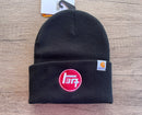 TEQ 3 Stripe Toyota Carhartt Embroidered Beanie Toboggan Winter Hat - Reefmonkey