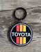 3 Stripe Toyota Old School Logo Acrylic Key Chain