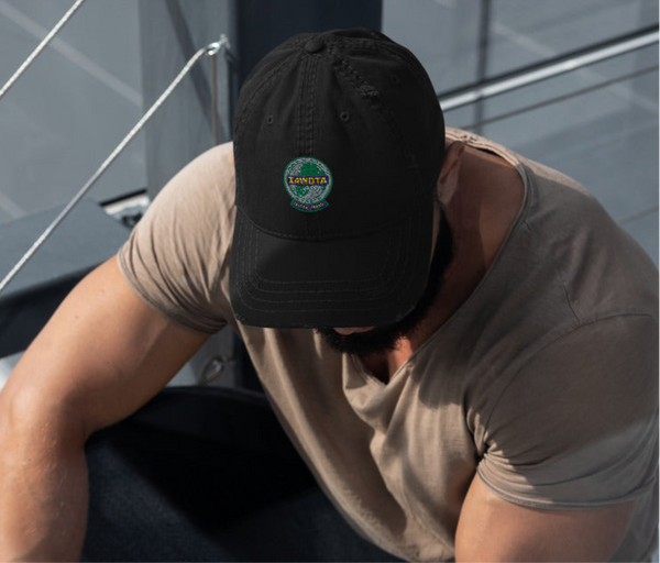 I4WDTA - Distressed Dad Hat - Embroidered Hat (CERTIFIED TRAINER ONLY)