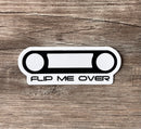 Flip Me Over Bezel FJ40 Land Cruiser Decal Bumper Sticker