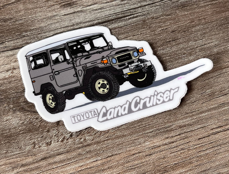 Toyota FJ40 Land Cruiser Decal FJ40 Sticker - Reefmonkey Brody Ploude