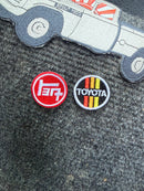 Toyota 3 Stripe Logo Morale Truck Headliner Back Pack Patch