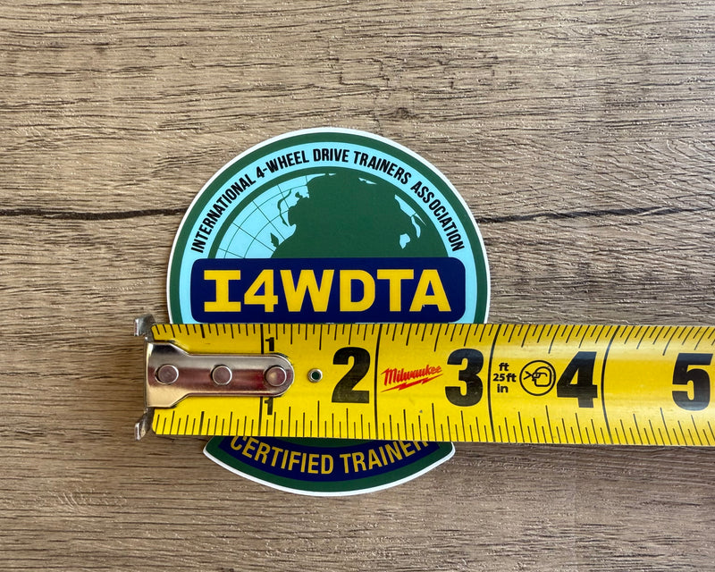 I4WDTA Decal Sticker (CERTIFIED TRAINERS ONLY)