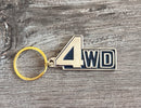 4WD FJ60 60 Series Land Cruiser Metal Silver Key Chain - Reefmonkey