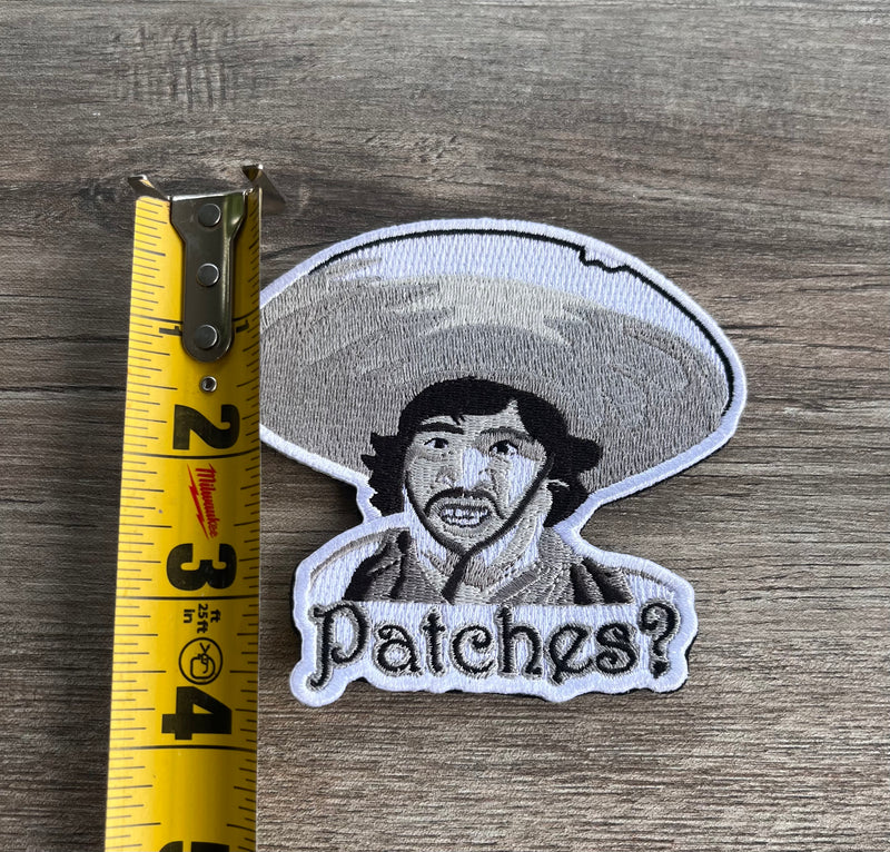 Patches? Badges? 100% Embroidered Velcro backed Patch