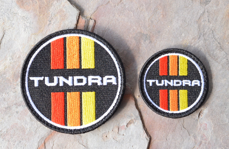 Tundra 3 Stripe Logo Morale Truck Headliner Back Pack Patch