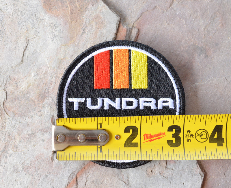 Tundra 3 Stripe Logo Morale Truck Headliner Back Pack Patch