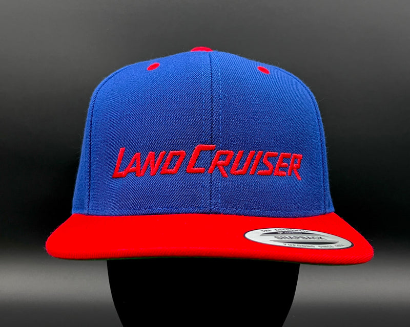 Toyota Land Cruiser Flat Brim Structured Snap Back Baseball Hat Cap - Reefmonkey