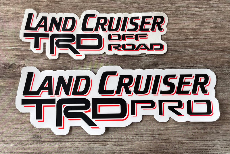 TRD Off Road Transparent TRD Pro Sticker Decal -  Reefmonkey