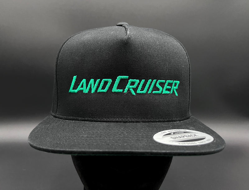 Toyota Land Cruiser Flat Brim Structured Snap Back Baseball Hat Cap - Reefmonkey