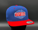 Toyoda Toyota Flat Brim Structured Snap Back Baseball Hat Cap - Reefmonkey