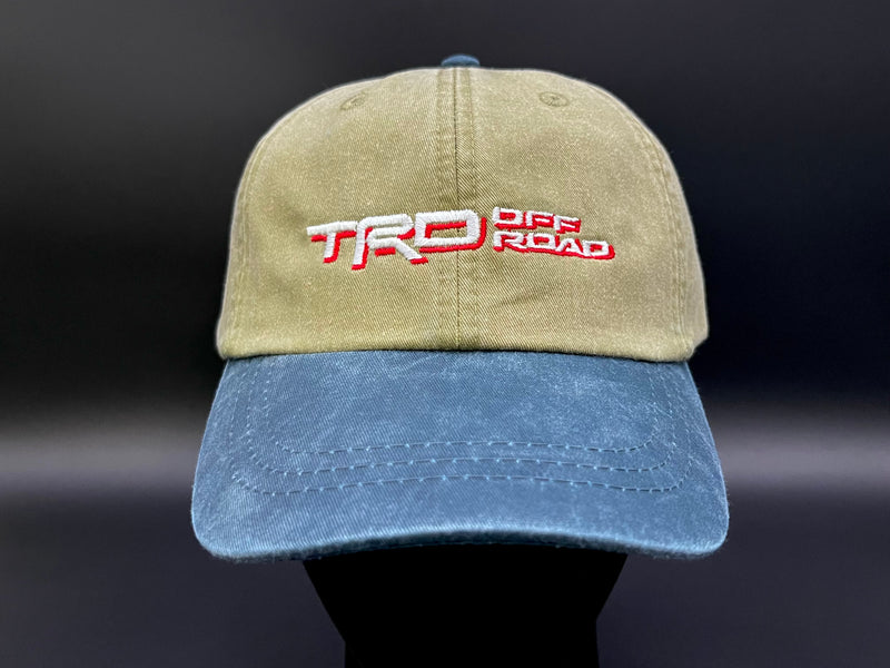 TRD Off Road Toyota Unstructured Pigment Dyed Cotton Twill Hat - Reefmonkey