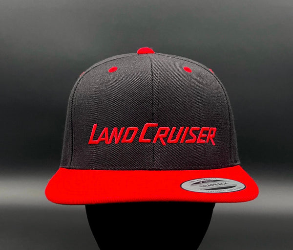 Toyota Land Cruiser Flat Brim Structured Snap Back Baseball Hat Cap - Reefmonkey