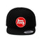 TEQ Red Toyota Flat Brim Structured Snap Back Baseball Hat Cap - Reefmonkey