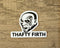 Mike Tyson Drive Safe Thayf Sticker: Car Decal, Truck Bumper Sticker - Reefmonkey