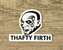 Mike Tyson Drive Safe Thayf Sticker: Car Decal, Truck Bumper Sticker - Reefmonkey