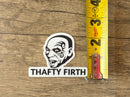 Mike Tyson Drive Safe Thayf Sticker: Car Decal, Truck Bumper Sticker - Reefmonkey