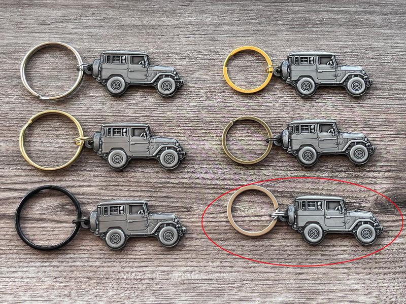 FJ40 Land Cruiser Metal Key Chain Toyota   - Reefmonkey