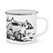 Toyota Land Cruiser FJ40 Enamel Camping Mug