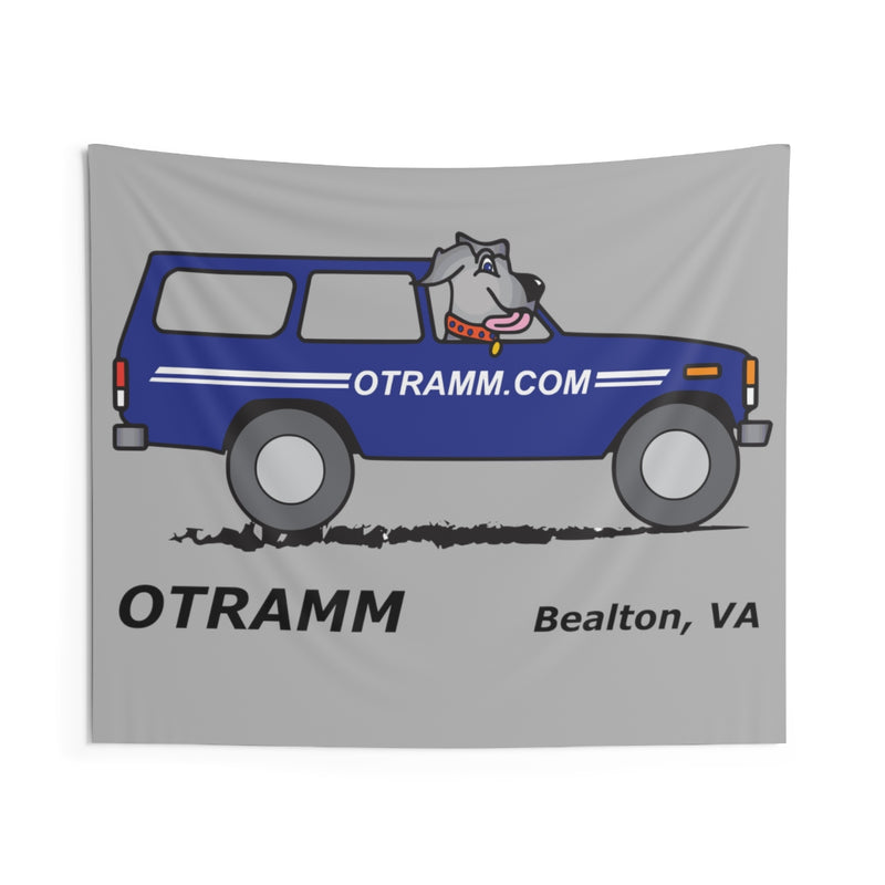 OTRAMM Wall Tapestries Garage Wall Decoration Toyota Land Cruiser FJ60 and Dog