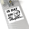 Toyota Supra - Mike Tyson Sticker/ Decal "Is Dat a Thupra" Square Stickers