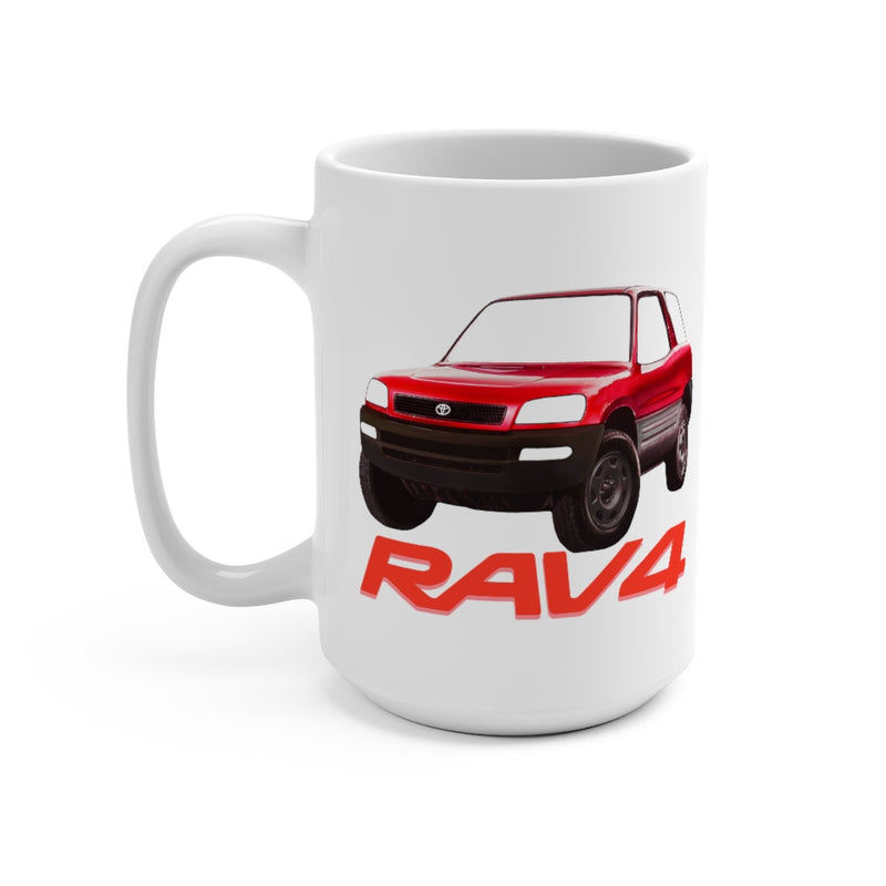Toyota RAV4 Coffee Mug 15oz by Reefmonkey